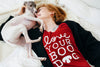 Love Your Boo Dog Women's V Neck Tee