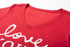 Love Your Boo Dog Women's V Neck Tee